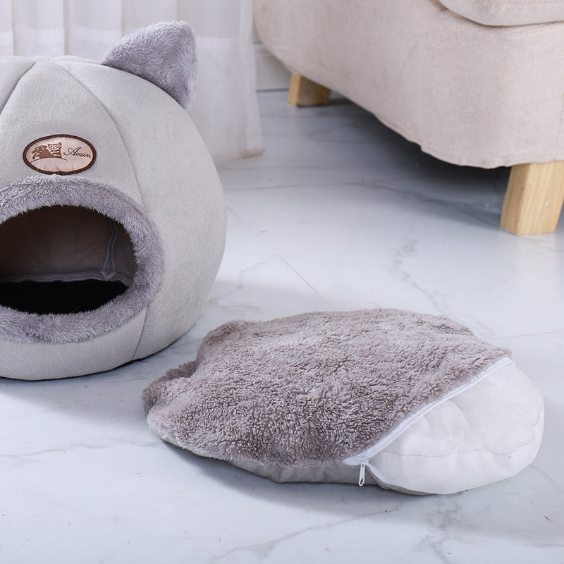 Cama e Toquinha para gatos Iglu Cat