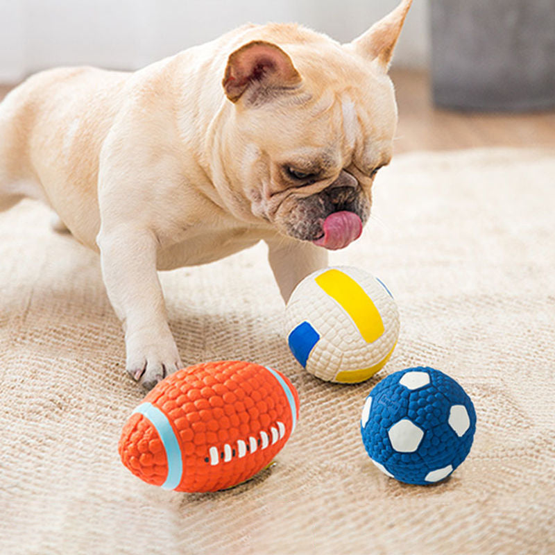 Brinquedo Bola Super Resistente para Pets com Costura Reforçada