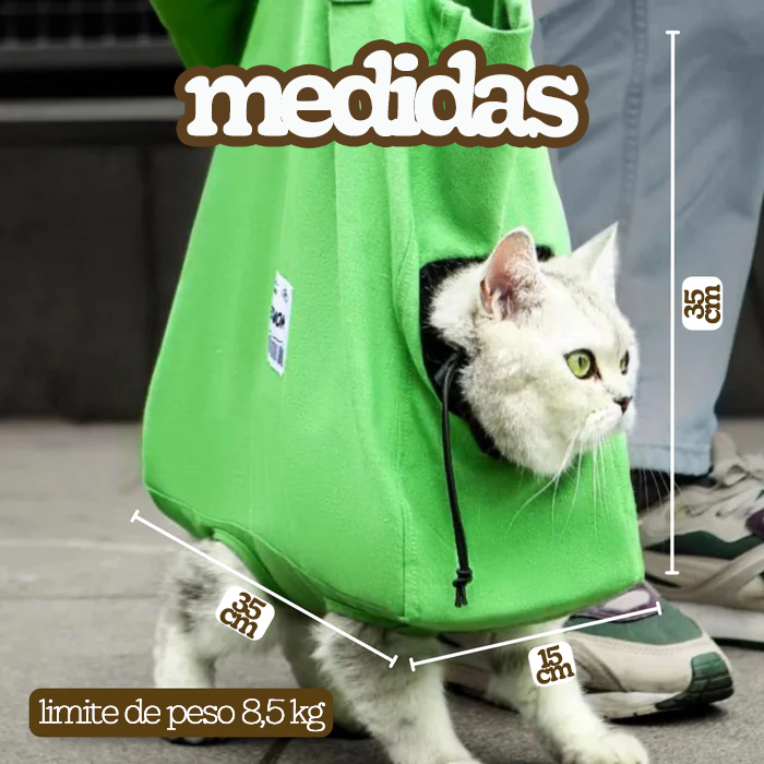 Sacola de Transporte Multifuncional para Gatos