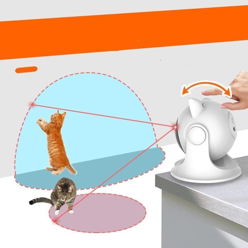 Brinquedo para Gatos Laser Automático com Carregamento USB